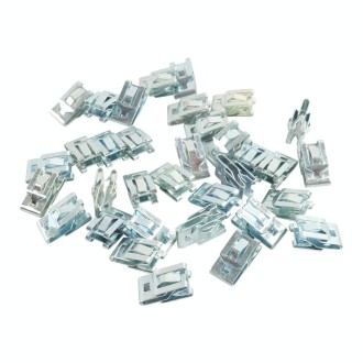 50pcs / Set No.3 Instrument Panel Fixing Clip(Silver)