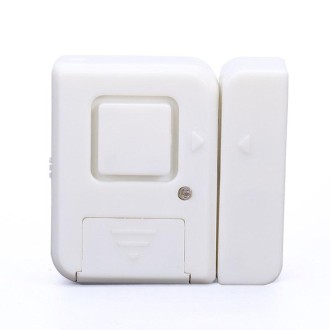 Door Magnetic Wireless Bell Door And Window Alarms Strong Adhesive Wolfproof Anti-theft Alarms(White)