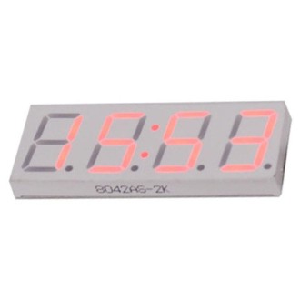 0.8 Inch Electronic Clock Movement Module WIFI Digital Tube Digital Time Display(Red)