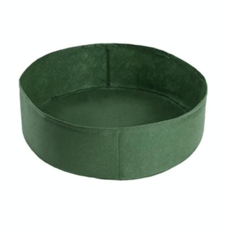 120x30cm 340L Felt Planting Barrel Indoor Outer Round Plant Bag Non-Woven Seedling Bag(Green)