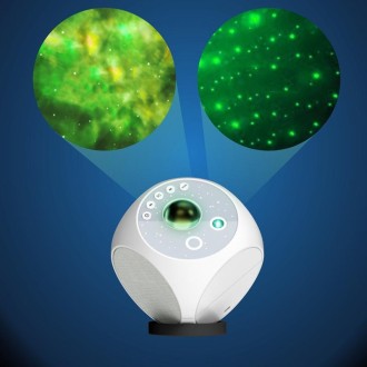 GDZ-S8 Remote Control Starry Sky Projection Light Sleep Aid(White)