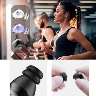 For Samsung Galaxy Buds Pro AhaStyle PT168 Silicone Earphone Earcups, Size:M(Black)