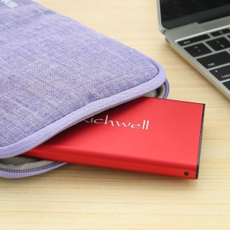 Richwell SATA R2-SATA-2TB 2TB 2.5 inch USB3.0 Super Speed Interface Mobile Hard Disk Drive(Red)