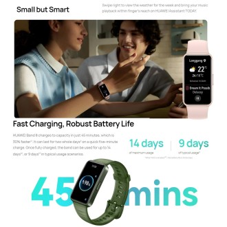 HUAWEI Band 8 NFC 1.47 inch AMOLED Smart Watch, Support Heart Rate / Blood Pressure / Blood Oxygen / Sleep Monitoring(Pink)