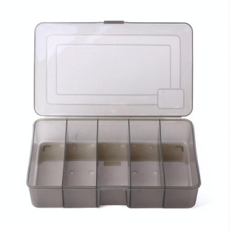 HENGJIA qt051 5 Grids Fishing Tackle Box Storage Box, Size: Large