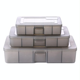 HENGJIA qt051 5 Grids Fishing Tackle Box Storage Box, Size: Large