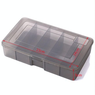 HENGJIA qt051 5 Grids Fishing Tackle Box Storage Box, Size: Large