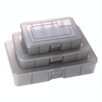 HENGJIA qt051 5 Grids Fishing Tackle Box Storage Box, Size: Large