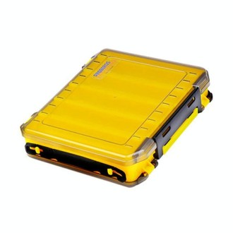 PROBEROS H1000 Double Sided Lure Box Handheld Double Layer Storage Case For Bait Accessories, Style: B Model(Yellow)