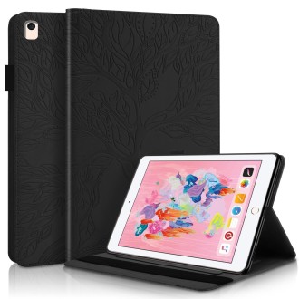 Life Tree Series Horizontal Flip Leather Case with Holder & Card Slots & Pen Slot & Sleep / Wake-up Function For iPad 9.7 (2018)