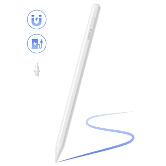 Baseus Smooth Writing 2 Series Capacitive Writing Stylus Active Bluetooth Version with Type-C Cable (White)