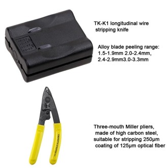 YH-G11 11-In-1 Fiber Optic Tool Kit TK-S3 Cable Knife And Stripping Kit