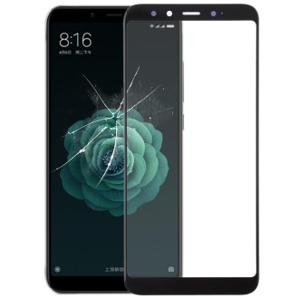 Front Screen Outer Glass Lens for Xiaomi Mi 6X(Black)