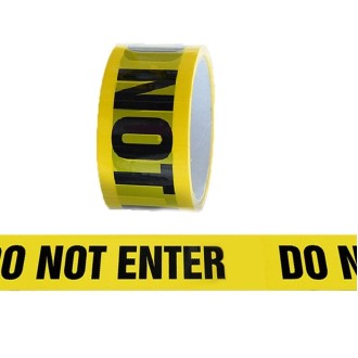 Floor Warning Social Distance Tape Waterproof & Wear-Resistant Marking Warning Tape(Do Not Enter)