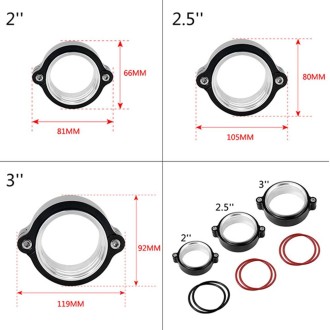 3.0 inch Car Exhaust V-band Clamp with Flange