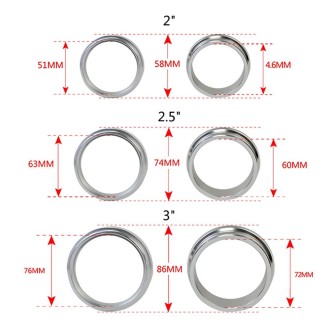 3.0 inch Car Exhaust V-band Clamp with Flange