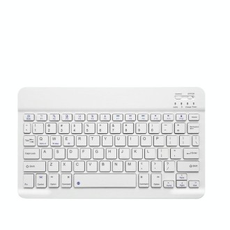 YS-001 9.7-10.1 Inch Tablets Phones Universal Mini Wireless Bluetooth Keyboard, Style:Only Keypad(White)