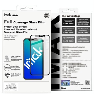 For iPhone 13 Pro Max IMAK 9H Surface Hardness Full Screen Tempered Glass Film Pro+ Series 