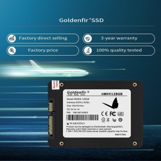 Goldenfir T650 Computer Solid State Drive, Flash Architecture: TLC, Capacity: 360GB