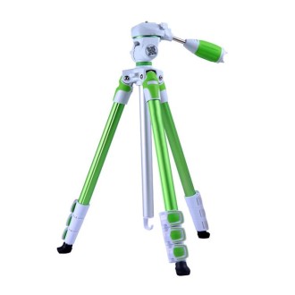 Fotopro S3 4-Section Folding Aluminum Legs Tripod PTZ Stand for SLR / Micro-SLR / Digital Cameras