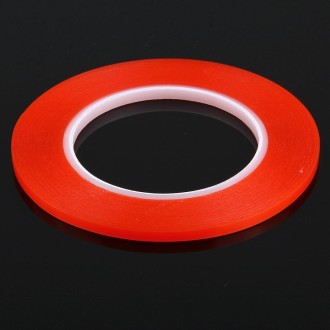 10 PCS 2mm Width Double Sided Adhesive Sticker Tape, Length: 25m(Red)