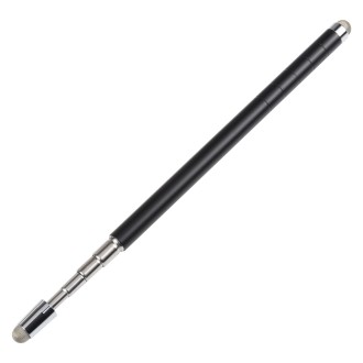 Universal Antenna Extended Double Cloth Head Stylus(Black)