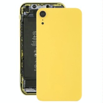 Battery Back Cover with Back Camera Bezel & Lens & Adhesive  for iPhone XR(Yellow)