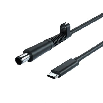 For HP Laptop USB-C / Type-C to 7.4 x 0.6mm Power Charging Cable, Cable Length: about 1.5m(Black)