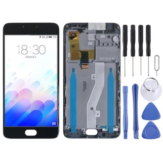 TFT LCD Screen for Meizu M3 Note (International Version)M681H M681Q Digitizer Full Assembly with Frame(Black)