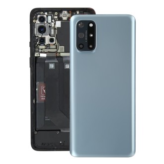 For OnePlus 8T Battery Back Cover with Camera Lens Cover (Silver)