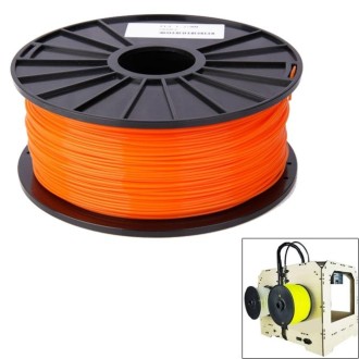 ABS 1.75 mm Color Series 3D Printer Filaments, about 395m(Orange)