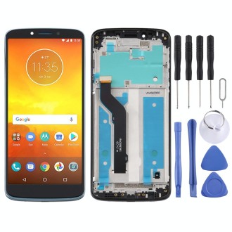 TFT LCD Screen for Motorola Moto E5 Plus Digitizer Full Assembly with Frame(Black)