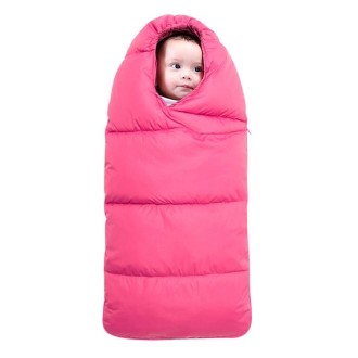 Baby Sleeping Bag Thickened Warm Newborn Quilt, Size:80cm, for 0-1 Years Old (Red)