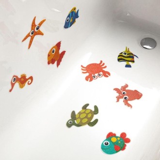 PEVA Non-slip Sticker Bathroom Bathtub Cartoon Non-slip Sticker, Model: 26 Letters+10 Numbers