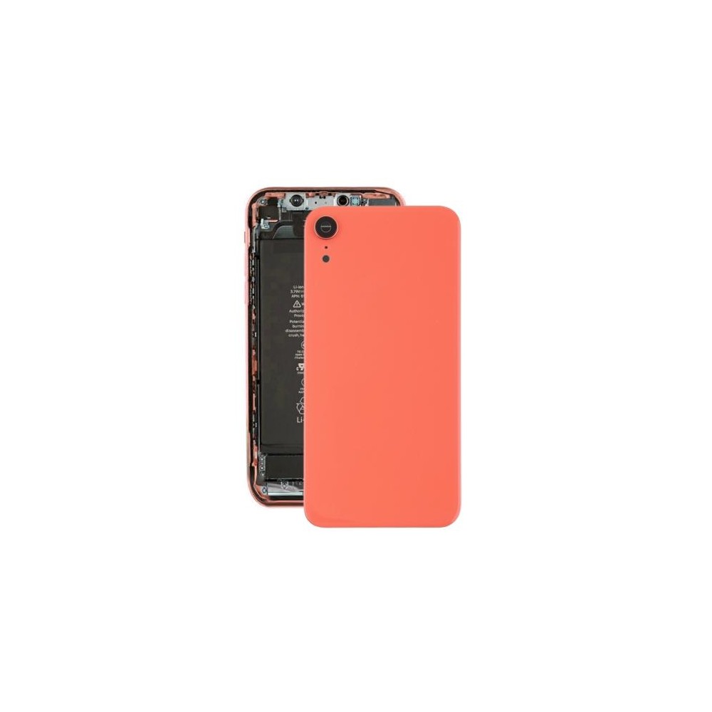 Battery Back Cover with Back Camera Bezel & Lens & Adhesive  for iPhone XR(Pink)