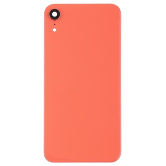 Battery Back Cover with Back Camera Bezel & Lens & Adhesive  for iPhone XR(Pink)