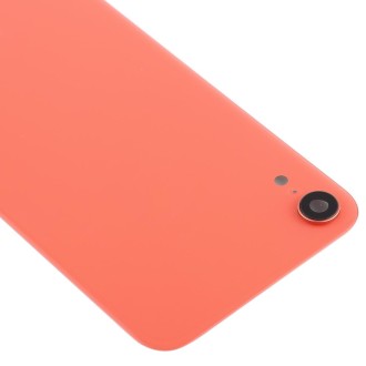 Battery Back Cover with Back Camera Bezel & Lens & Adhesive  for iPhone XR(Pink)