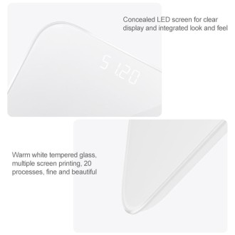 Original Xiaomi Bluetooth 5.0 Smart Wireless Weight Scale Health Analyzer(White)