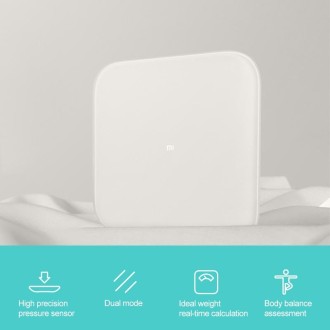 Original Xiaomi Bluetooth 5.0 Smart Wireless Weight Scale Health Analyzer(White)