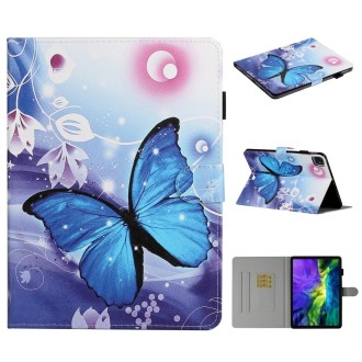 For iPad Pro 11 inch (2020) Colored Drawing Pattern Horizontal Flip PU Leather Tablet Case with Holder & Card Slot & Sleep / Wak