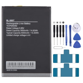 For Tecno Pop 5 GO BL-38BT 4000mAh Battery Replacement