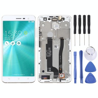 OEM LCD Screen for Asus ZenFone 3 ZE552KL Digitizer Full Assembly with Frame（White)