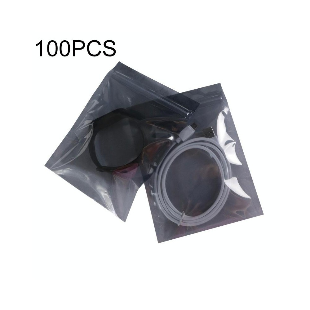 100PCS Anti-static Shielded Bag Electronic Device Hard Disk Packaging Bag Insulation Bag, Size: 17x25cm