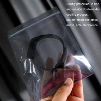 100PCS Anti-static Shielded Bag Electronic Device Hard Disk Packaging Bag Insulation Bag, Size: 17x25cm