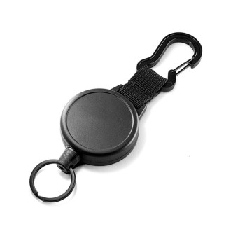 Retractable High Elastic Wire Rope Gourd Shaped Key Chain, Size: Medium