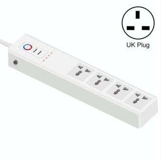 WiFi 16A SM-SO306-M 4 Holes + 2 USB Multi-purpose Smart Power Strip(UK Plug)