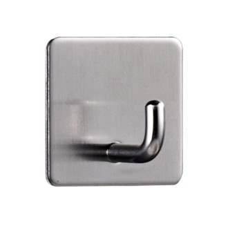 MYD-1038 304 Stainless Steel Sticky Hook Kitchen Bathroom Multi-functional Hole Free Wall Mount Holder