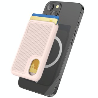 AhaStyle PT133-B Magnetic Vertical Silicone Card Holder(Pink)