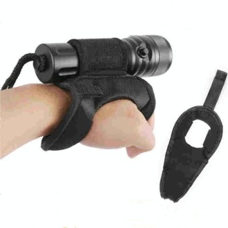 Outdoor Diving Cloth Flashlight Wrist Strap Fixing Belt Support Arm Sleeve