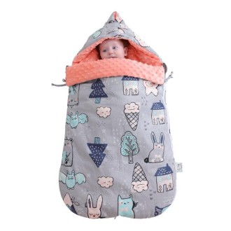 Baby Cotton Anti-Shock Autumn And Winter Thickening Dual-Use Newborn Quilt Baby Peas Blanket Sleeping Bag(Magic Elf Thick With S